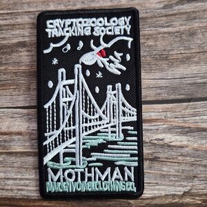 Mothman Cryptid Urban Legend 90s Style Weird Iron On Patch